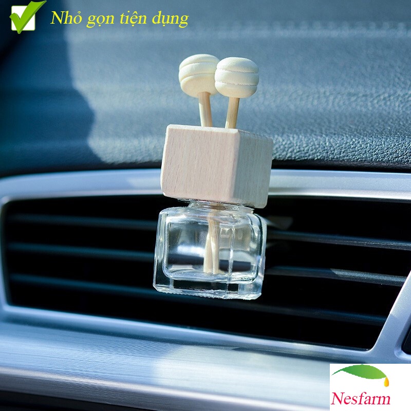 Vỏ lọ cài xe oto tiện dụng hot nhất đựng tinh dầu, nước hoa thơm VL01
