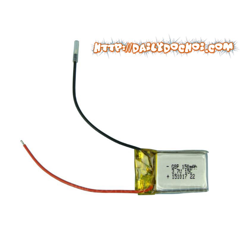 Pin sạc 3.7v hàn 2 dây trục tiếp vào máy bay điều khiển từ xa