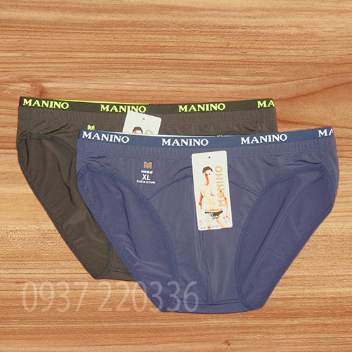Bộ 5 quần lót nam thun lạnh 4 chiều cao cấp - quần sịp lưng 2 tầng - Manino 301