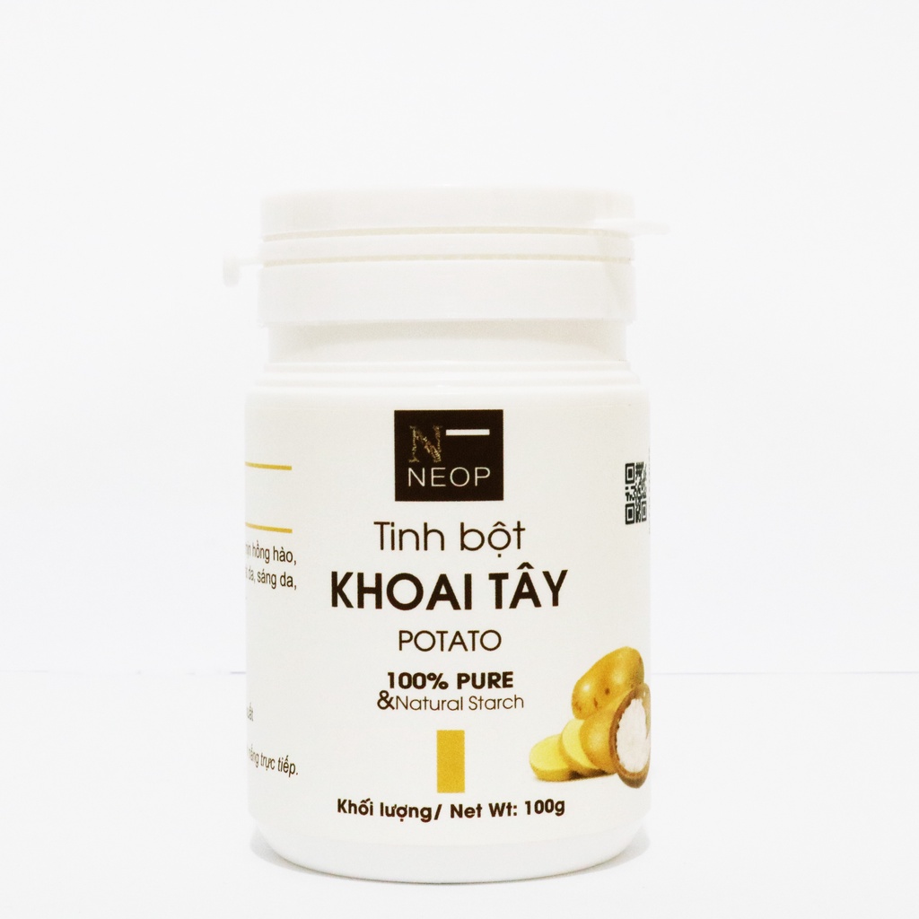 Tinh Bột Khoai Tây NEOP (Hà Lan) 100g - Dưỡng Da Trắng Mịn - Potato Starch - 100% Natural