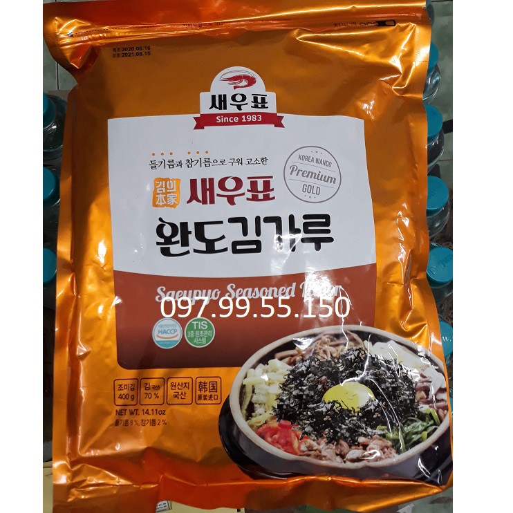 Kim vụn rắc cơm Hàn Quốc 400g Thực Dưỡng Bà Loan