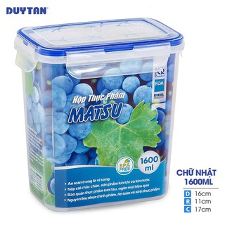 Hộp Nhựa Duy Tân Matsu 1600ml
