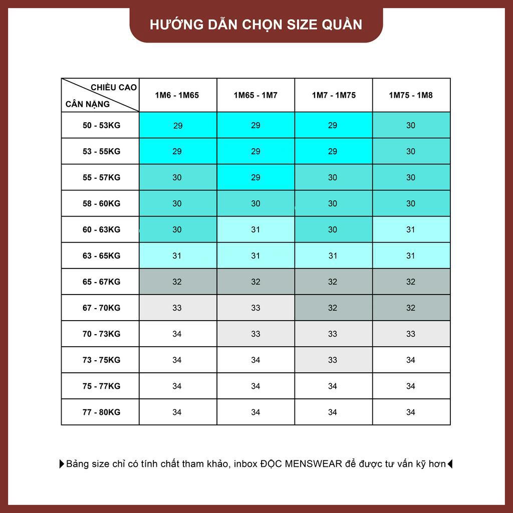 Quần jean baggy nam ống côn Độc menswear chất vải mỏng thoáng mát phù hợp mặc mùa hè nắng nóng - Q622