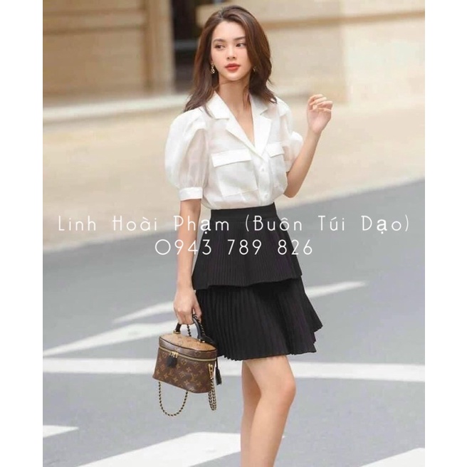 Túi cốp hoa nâu size 20cm vừa ĐT loại cao cấp 2 hộp đựng