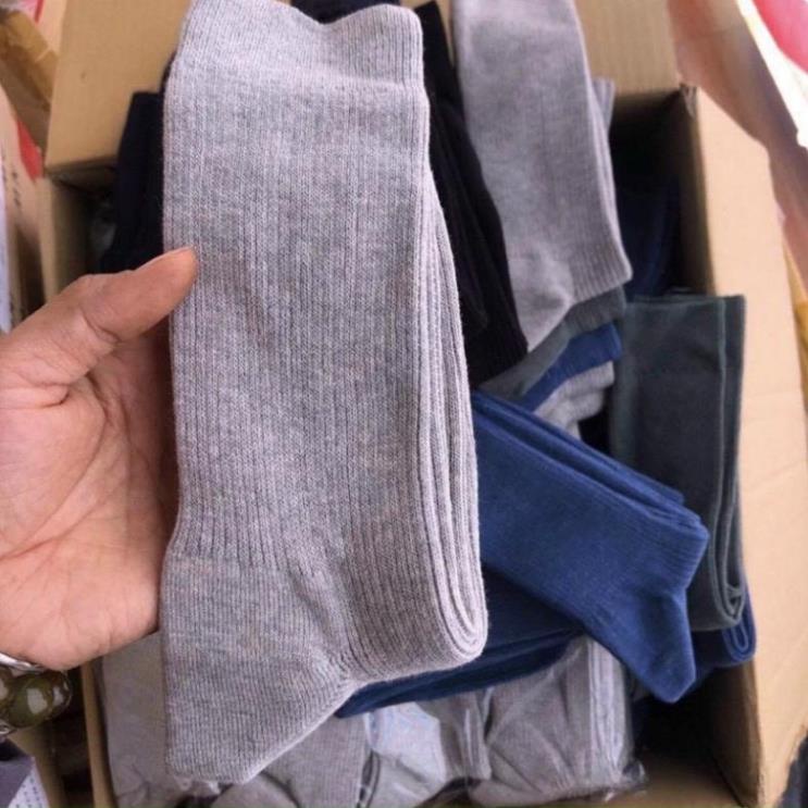 TẤT ÔM GÂN CỔ LỬNG 25-27cm XANH HẢI QUÂN SẪM-ĐEN-XÁM-XÁM THAN