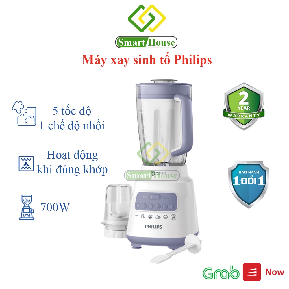 HR2222/00 - Máy xay sinh tố Philips HR2222/00 700 W - Hàng chính hãng - Smart House