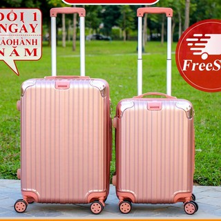 Vali du lịch 🚕 freeship🚕 valy kéo du lịch nhựa abs dày có khả năng chịu lực tốt vl99