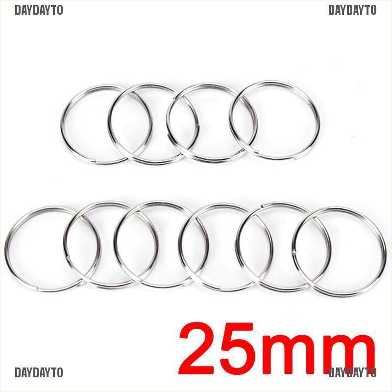 Set 10 Móc Khóa Thép Niken Mạ Niken Thời Trang