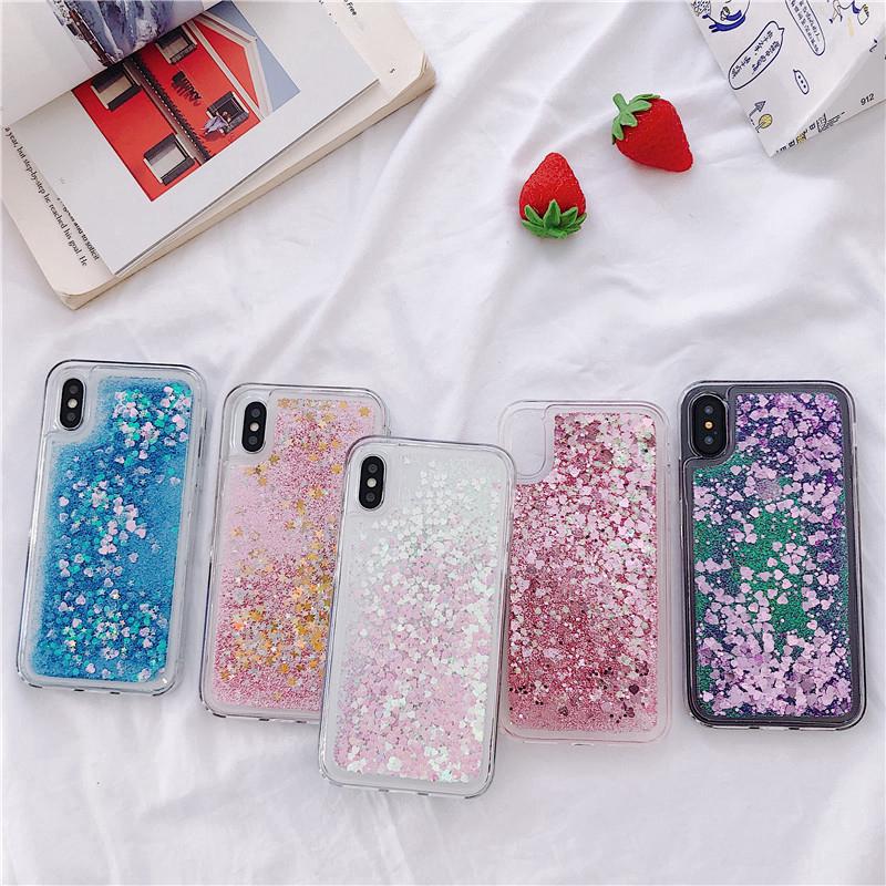 Ốp Điện Thoại Kim Tuyến Nước Cho Samsung J3 J7 J8 J2prime J5 J7prime J5prime J4 J6 J4 + J6 +