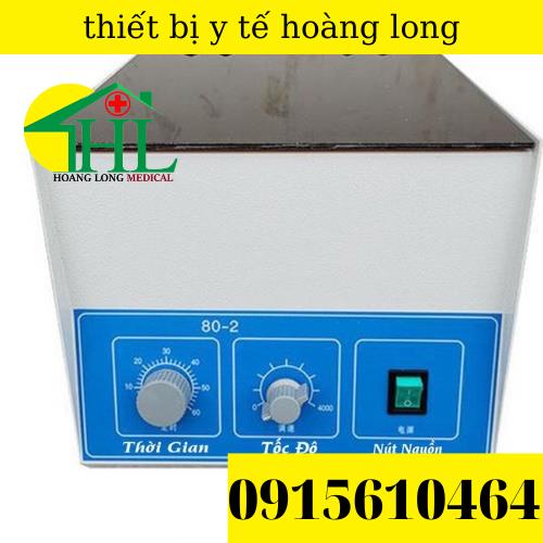 Máy Ly Tâm 12 Ống Cơ 80-2 Có Núm Hẹn Giờ - Máy Tách Huyết Tương Huyết Thanh Spa