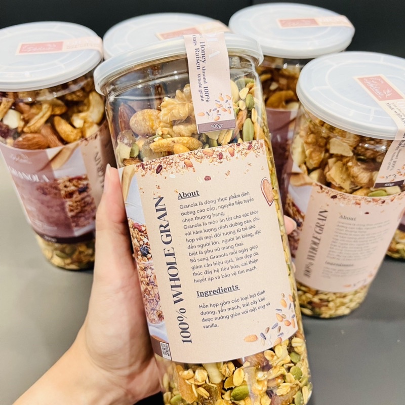 GRANOLA truyền thống &amp; siêu hạt (500gr)