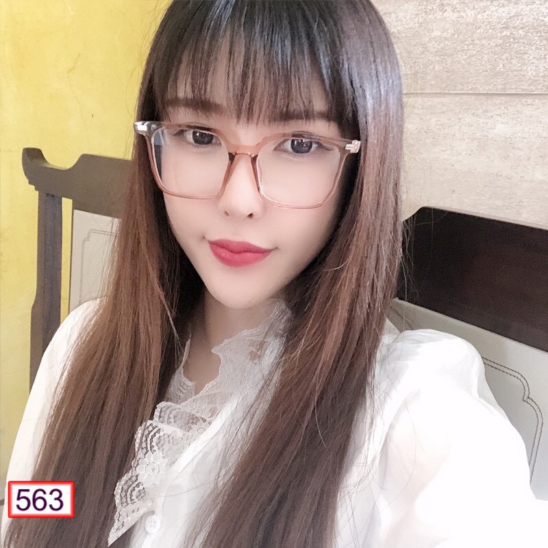 MẮT KÍNH GỌNG CẬN 563 FORM VUÔNG HÀN QUỐC TRENDY SIÊU ĐẸP | BigBuy360 - bigbuy360.vn