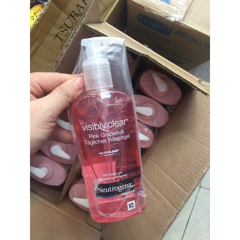 Sữa Rửa Mặt Gel Neutrogena Visibly Clear Pink Grapefruit