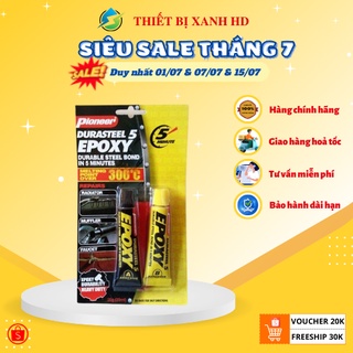 Keo dán ab 2 thành phần kim loại đa năng chịu nhiệt cao trên 300độ c pioneer durasteel 5 epoxy 35g - kivo