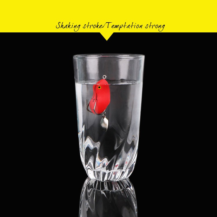 Mồi nhái giả câu lure, mồi nhái hơi có thìa super frog mua 5 con tặng 1 hộp đựng