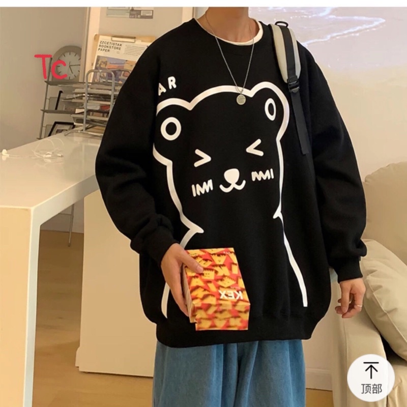 [BÁN SỈ] Áo SWEATER Chú Gấu Chất nỉ Ngoại Phom UNISEX | BigBuy360 - bigbuy360.vn
