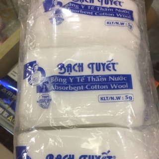 Bịch bông bạch tuyết 5g gồm 20 gói nhỏ