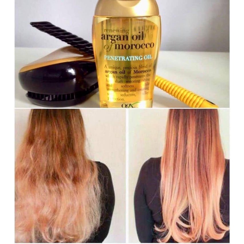 Tinh Dầu Dưỡng Tóc OGX Biotin Renewing Argan Oil Of Morocco USA  Phục Hồi Hư Tổn - 100ml