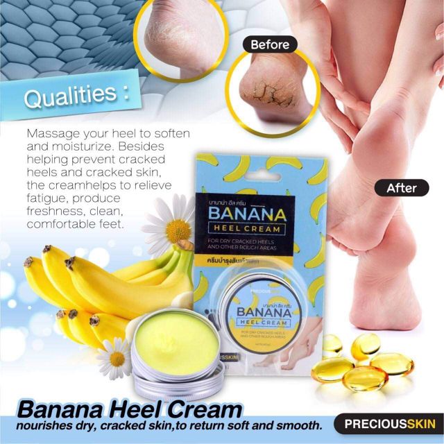 Kem trị nứt gót chân Banana Heel Cream Thái Lan