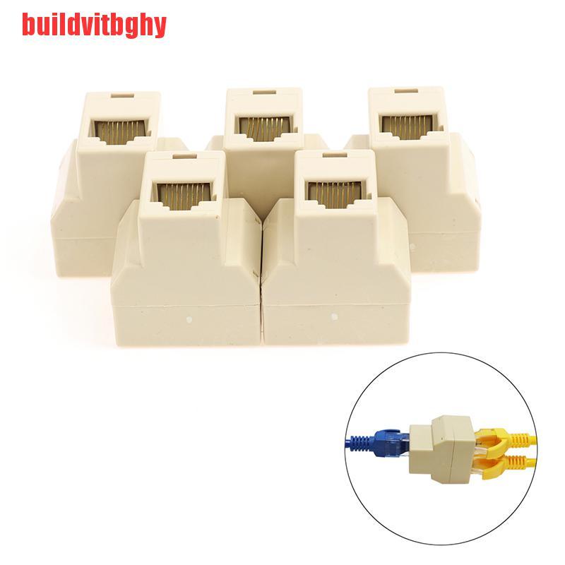 Bộ 5 Đầu Chia Mạng Rj45 1 Ra 2 Cổng Cho Máy Tính