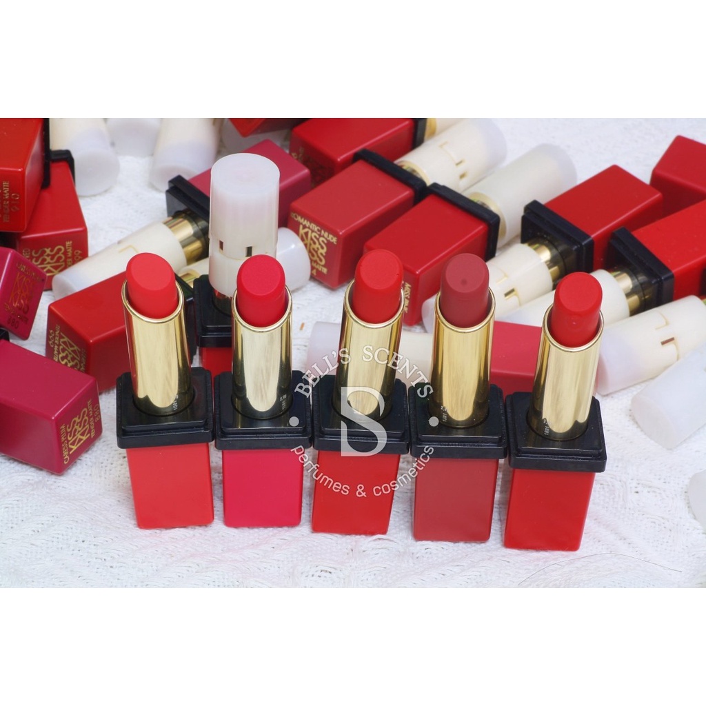 Son môi Guerlain Kiss Kiss Tender Matte Lipstick nắp nhựa