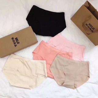 HỘP 5 QUẦN LÓT MUJI NỮ CHẤT COTTON  (Gia Rẻ+Giao Hàng Nhanh)