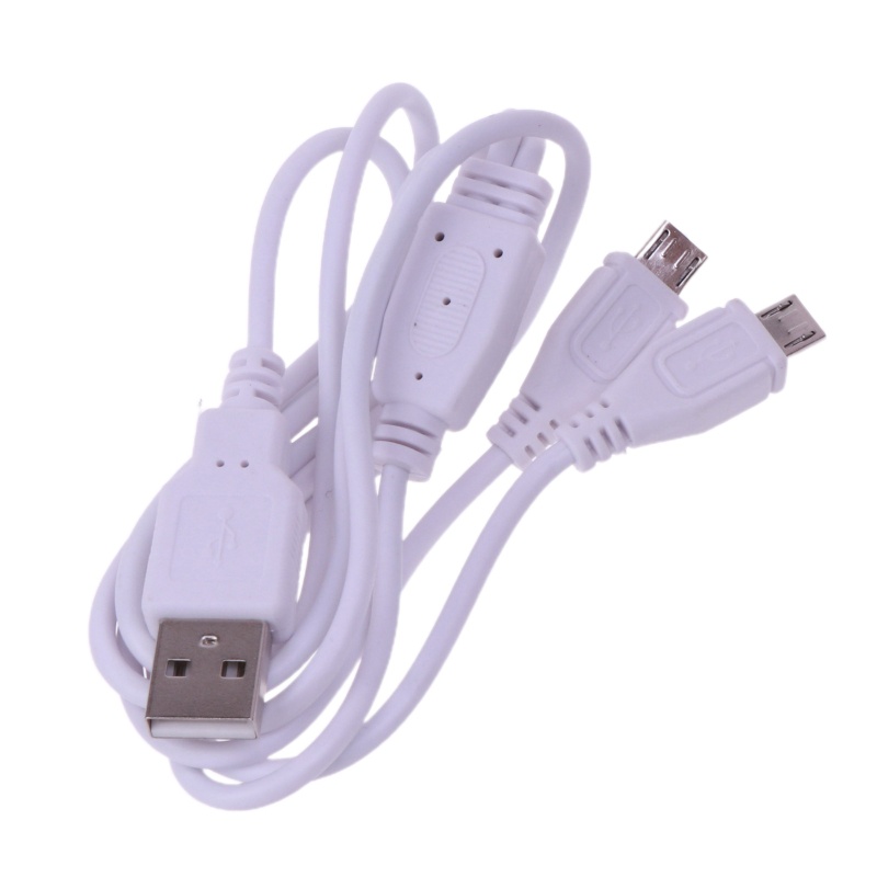 Dây Cáp Sạc Micro USB Kép 2 Trong 1 2 Trong 1 Cho Điện Thoại / Máy Tính Bảng
