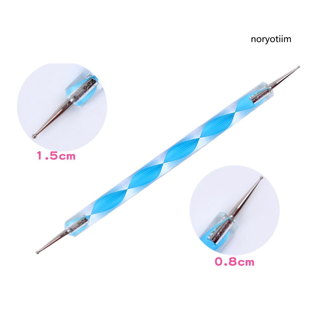 Bộ 5 bút vẽ họa tiết chấm bi hai đầu dành cho trang trí móng tay nghệ thuật