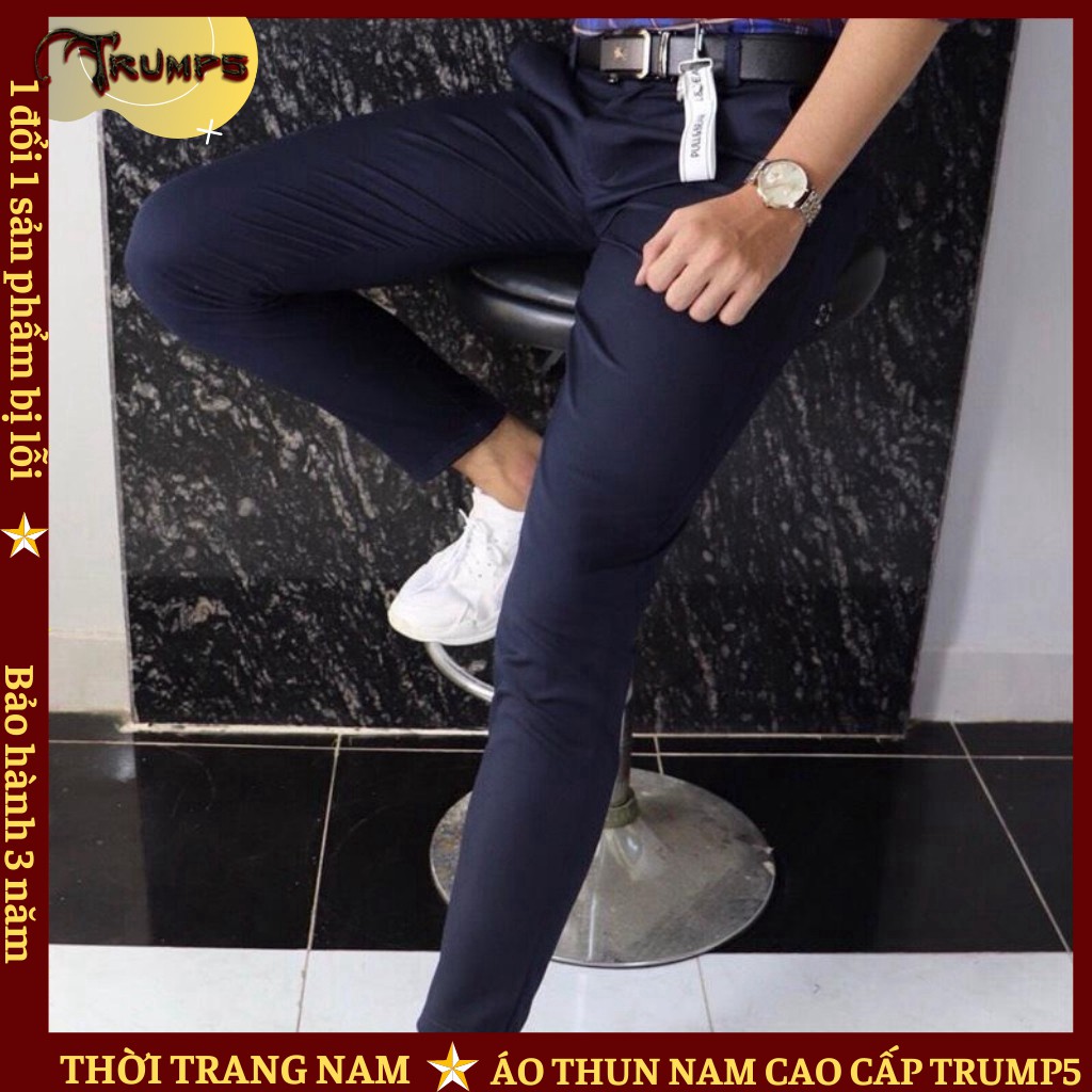 Quần Tây Nam Cao Cấp 👕DEAL SỐC👕 Quần Âu Chất Vải Kate Co Dãn Phong Cách Hàn Quốc TRUMP5