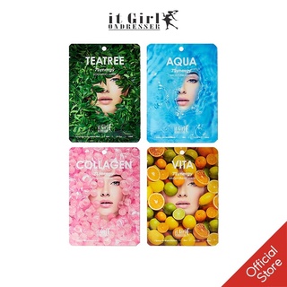 Mặt Nạ Dưỡng Ẩm Và Làm Sáng Da It Girl On Dresser 7Synergy Facial Sheet Mask 30ml