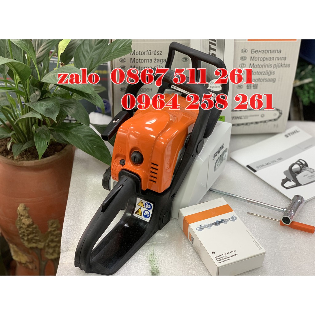 Máy cưa xích, máy cưa gỗ chính hãng Stihl 180 giá tốt tại Thái Nguyên