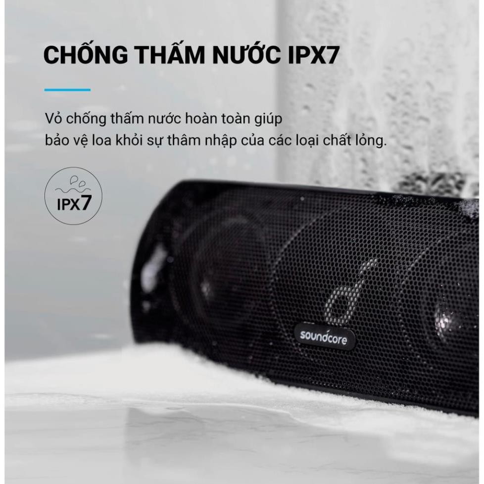 Loa Không Dây &amp; Loa Bluetooth Anker A3116 Âm Thanh Hi-Res Chất Lượng Cao, Chống Nước IPX7, Thời Gian Chơi Nhạc 12 Giờ