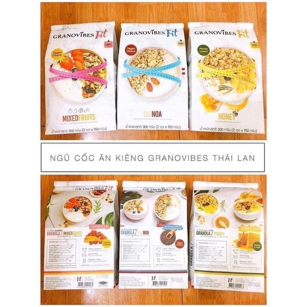 Ngũ cốc ăn kiêng Granovibes chuẩn Thái Lan siu ngon