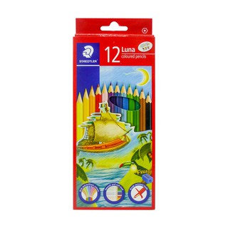 Chì 12 màu STAEDTLER LUNA  136 C12 tặng kèm 1 gọt chì trong hộp
