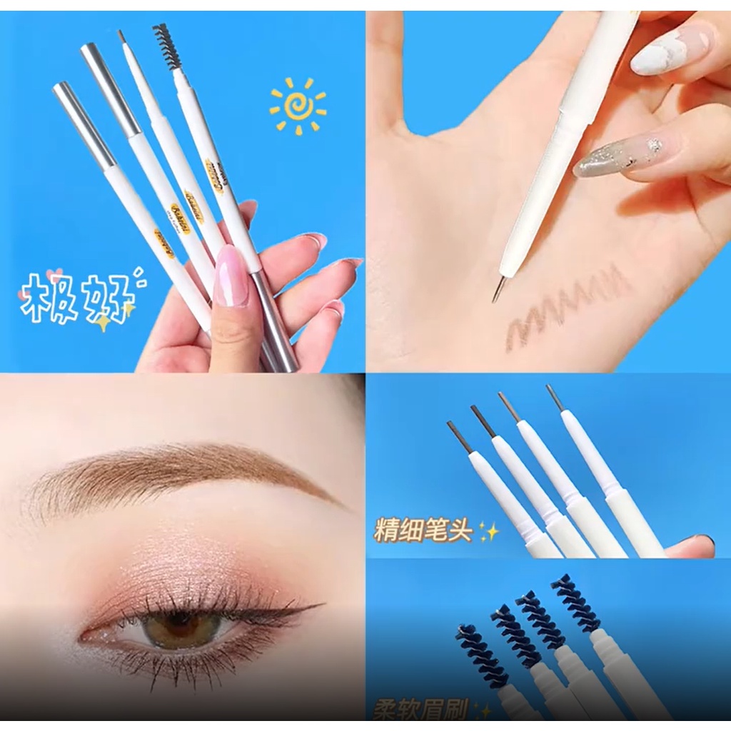 Bút Kẻ Mày Dạng Xoay Tự Động Chống Thấm Nước Tiện Dụng Với 7 Màu Lựa Chọn