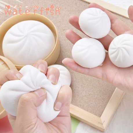 dễ thương Squishy Giúp Giảm Căng Thẳng Hình Bánh Bao an toàn chất liệu TPR