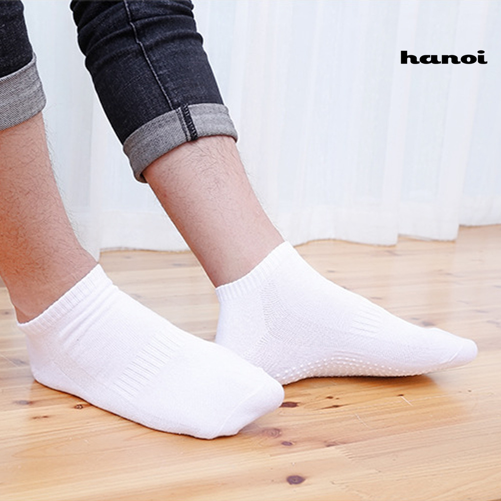 1 Đôi Tất Cotton Thoáng Khí Chống Trượt Để Tập Yoga Dành Cho Nam Và Nữ