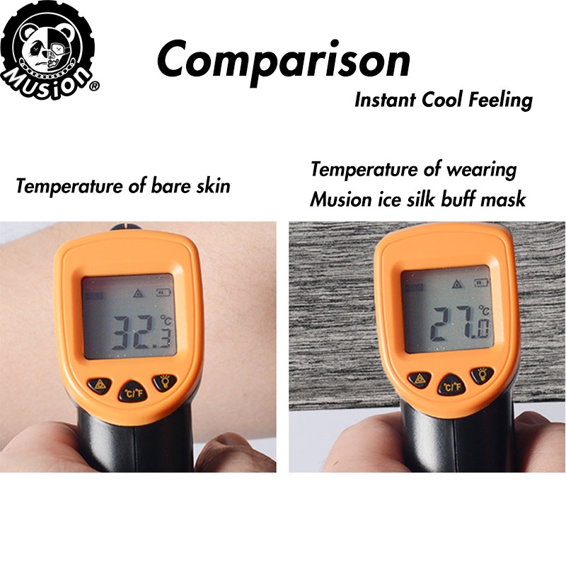 Khẩu Trang Lụa Lạnh Chống Bụi Khô Nhanh Bảo Vệ Khuôn Mặt