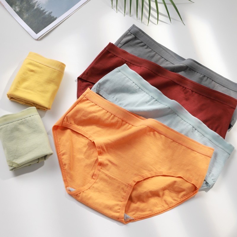 Quần Lót Nữ Cotton Cạp Vừa Thoáng Mát Thấm Hút Kháng Khuẩn 623