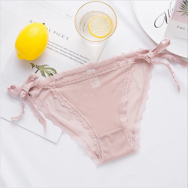 Quần lót voan phối ren cột dây sexy THE CELYNBRA - QL48