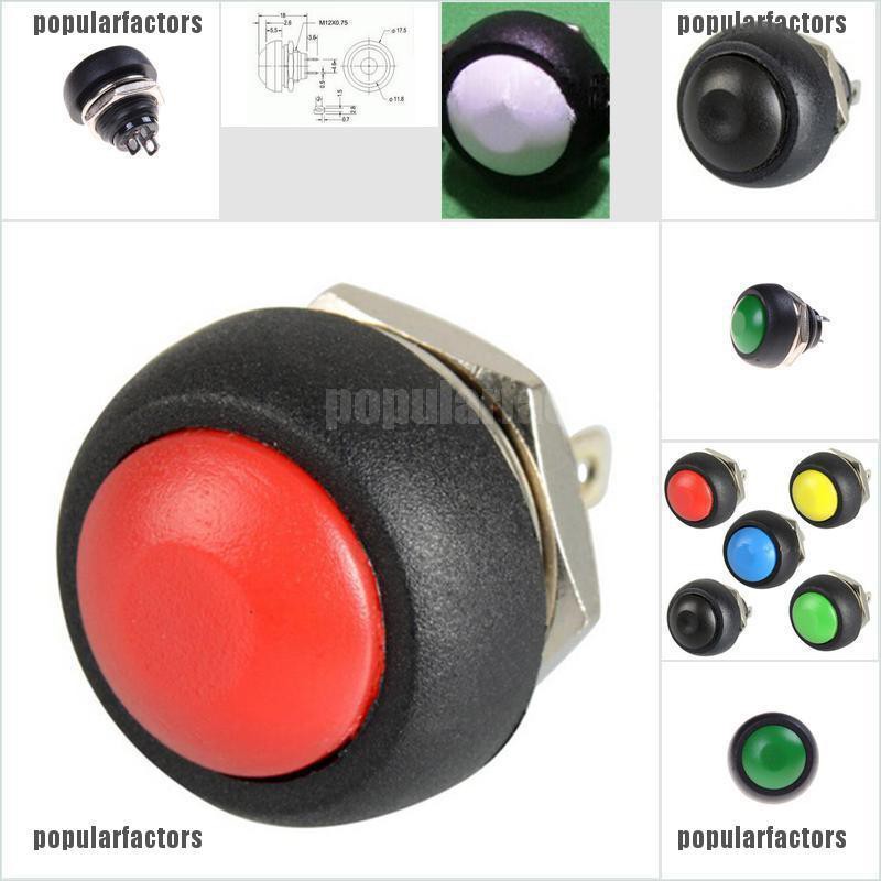 Công Tắc Tròn mini Chống Thấm Nước Nhiều Màu Sắc