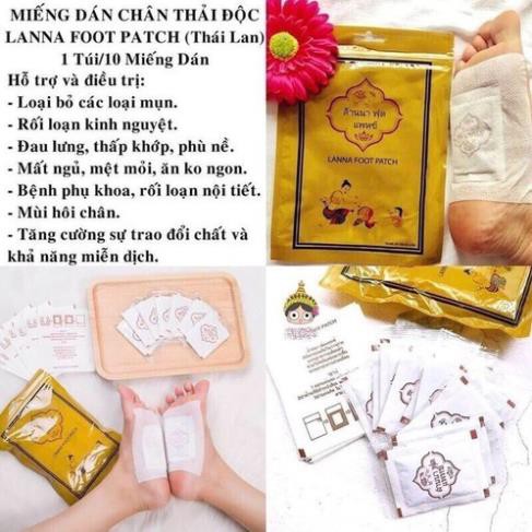 ComBo 10 Thải Độc Chân  Đào Thải Độc Tố Hiệu Quả - Chính HãngThái Lan