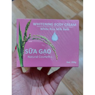 kem.Gạo dưỡng trắng da toàn thân