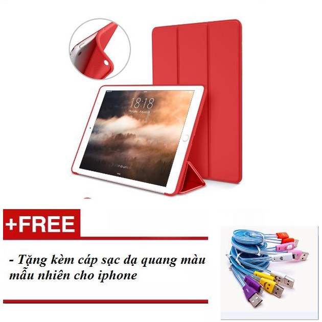 Bao da cao cấp dành cho iPad - Ốp dẻo silicone mềm mại - Tặng kèm cáp sạc dạ quang cho iPhoneốp ốp điện thoại ốp ip