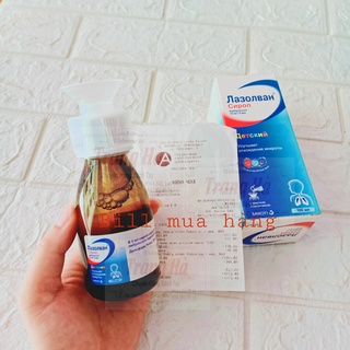 [ Hàng AUTH - Bill ảnh sau] Siro ho Lazolvan Nga