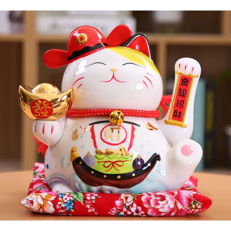 Mèo Thần Tài Vẫy Tay - Đẹp Sắc Sảo Từ Nghệ Nhân - Chiêu Tài Hút Lộc Bậc Nhất | BigBuy360 - bigbuy360.vn