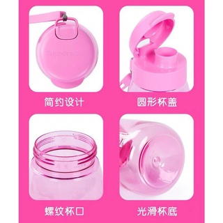 Bình nước Tupperware Lohas 350ml Hồng
