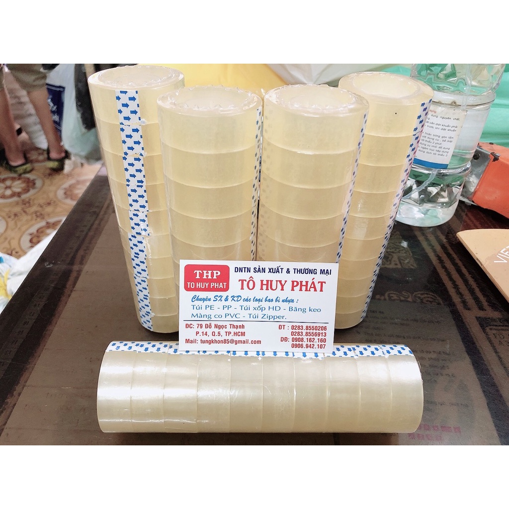 Băng Keo Văn Phòng Phẩm Cuồn Nhỏ 2,4 cm Nguyên Cây