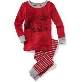 Bộ bé trai chính hãng Old Navy nhập từ Mỹ - Oldnavy Graphic 2-Piece Sleep Set for Toddler & Baby - RED TRUCK