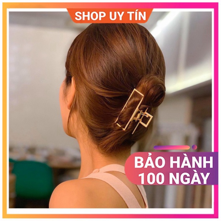 Kẹp tóc càng cua Hàn Quốc nữ đẹp hottrend 2023 kim loại cỡ size lớn iLita - Cặp búi tóc dễ thương cào 10 răng, 14 răng